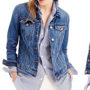 J Crew Trademark Denim Jacket XXS